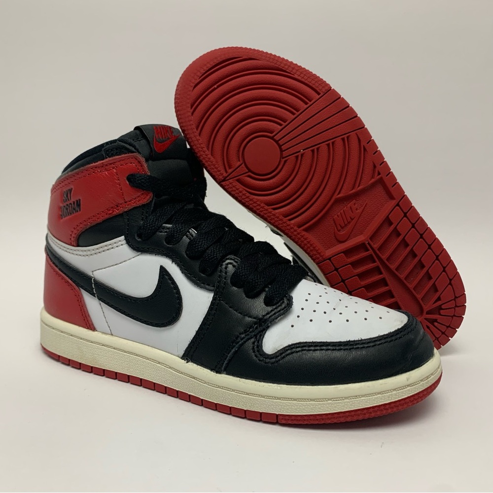 Nike Air Jordan 1 Retro High OG Black Toe Reimagined  FD1412-106 Size 13.5C